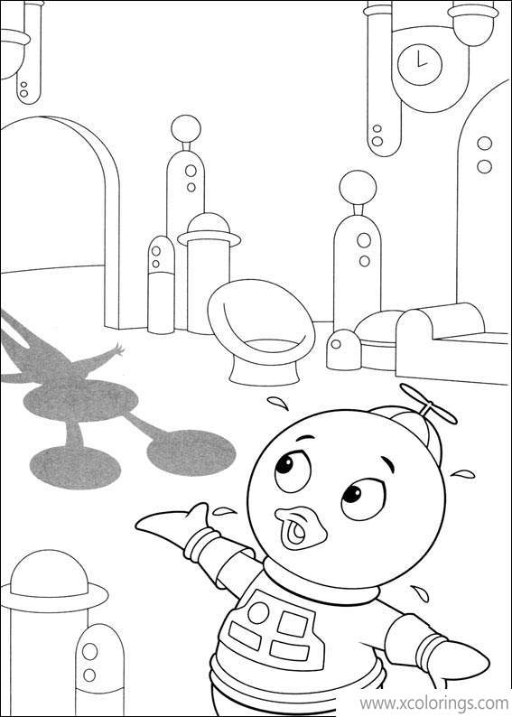 Free Backyardigans Coloring Pages Pablo is Scared printable