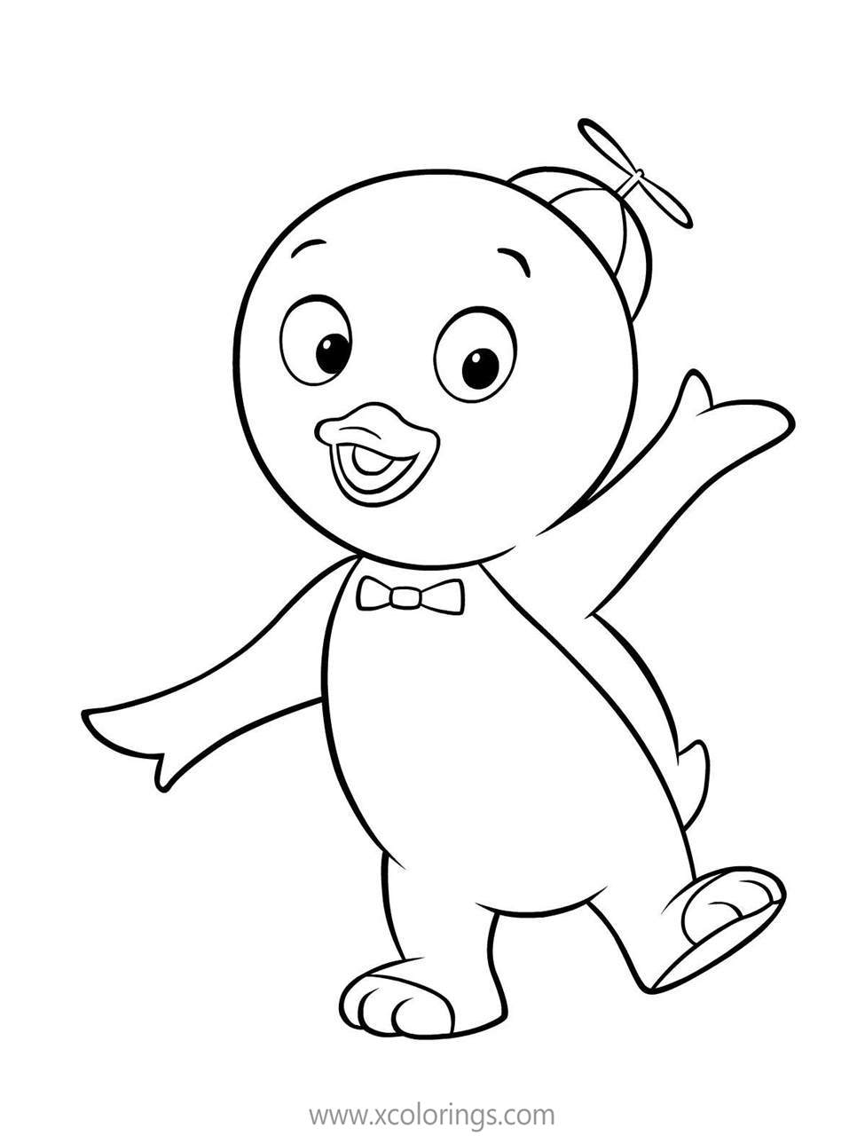 Free Backyardigans Coloring Pages Pablo the Penguin printable