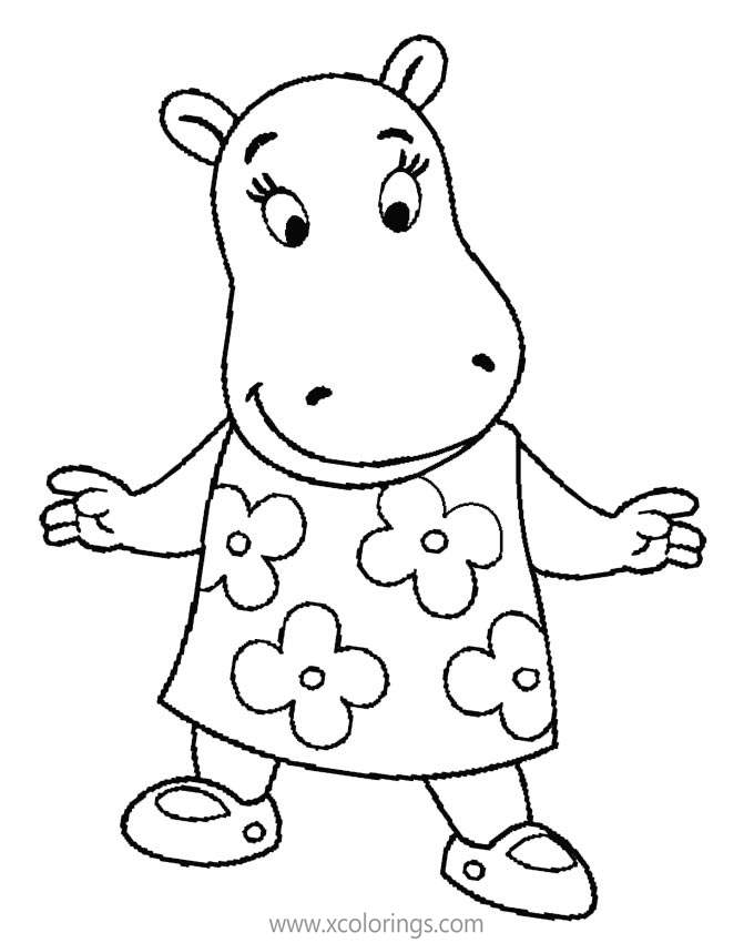 Free Backyardigans Coloring Pages Tasha is a Girl printable