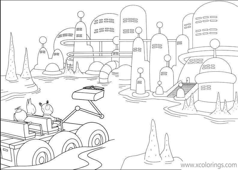 Free Backyardigans Coloring Pages The Buildings Unknown printable