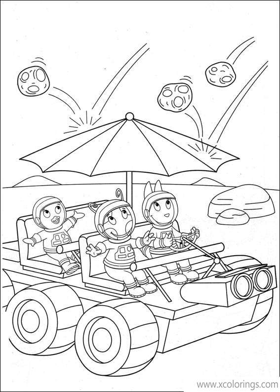 Free Backyardigans Coloring Pages The Car Can Transform printable