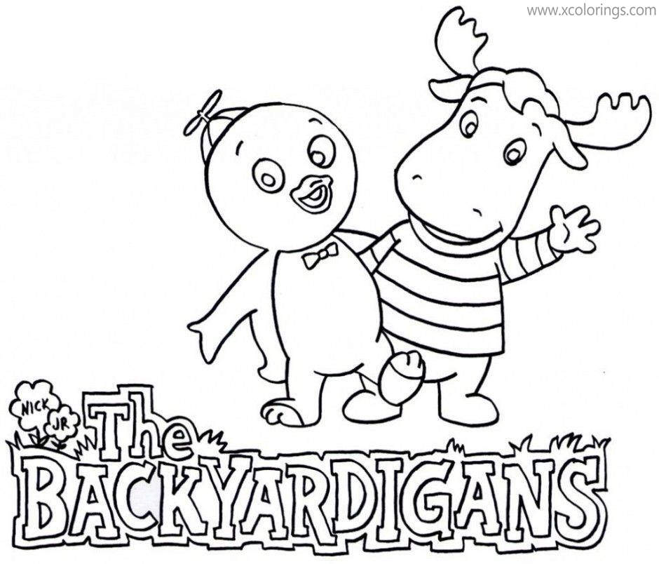 Free Backyardigans Pablo and Tyrone Coloring Pages printable