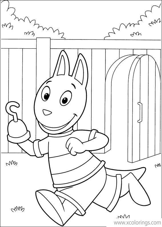 Free Backyardigans Pirate Uniqua Coloring Pages printable