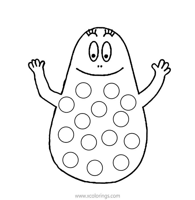 Free Barbabee Coloring Pages printable