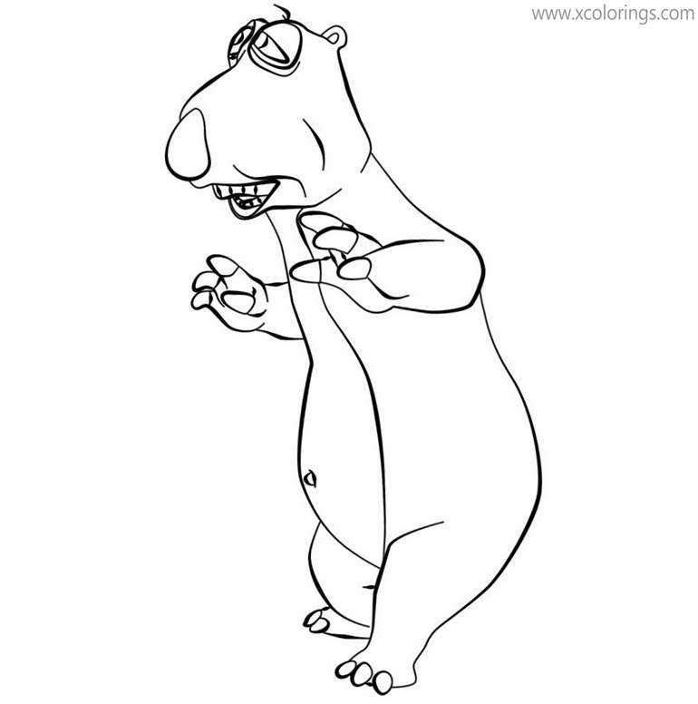 Free Bernard Bear Coloring Pages The Polar Bear was Surprised printable