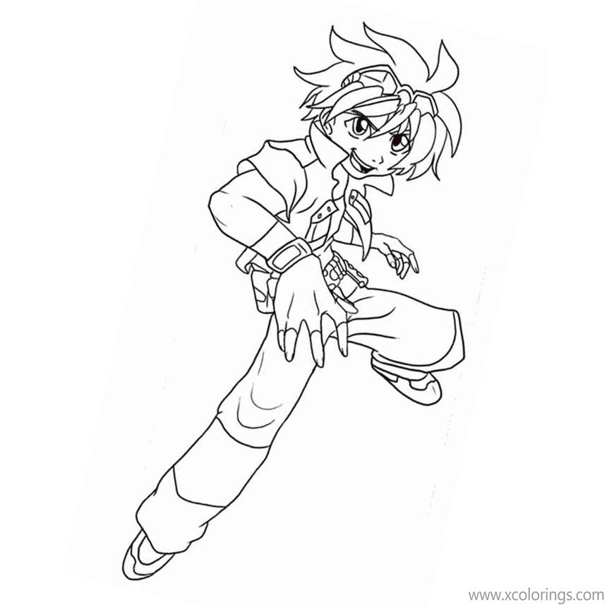 Free Beyblade Battle Coloring Pages printable