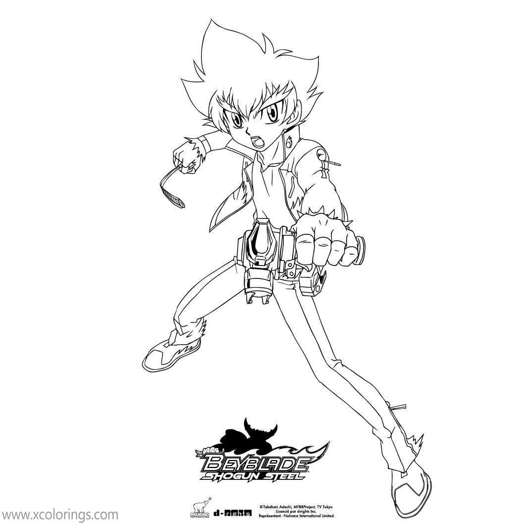 Free Beyblade Coloring Pages Character Zyro printable