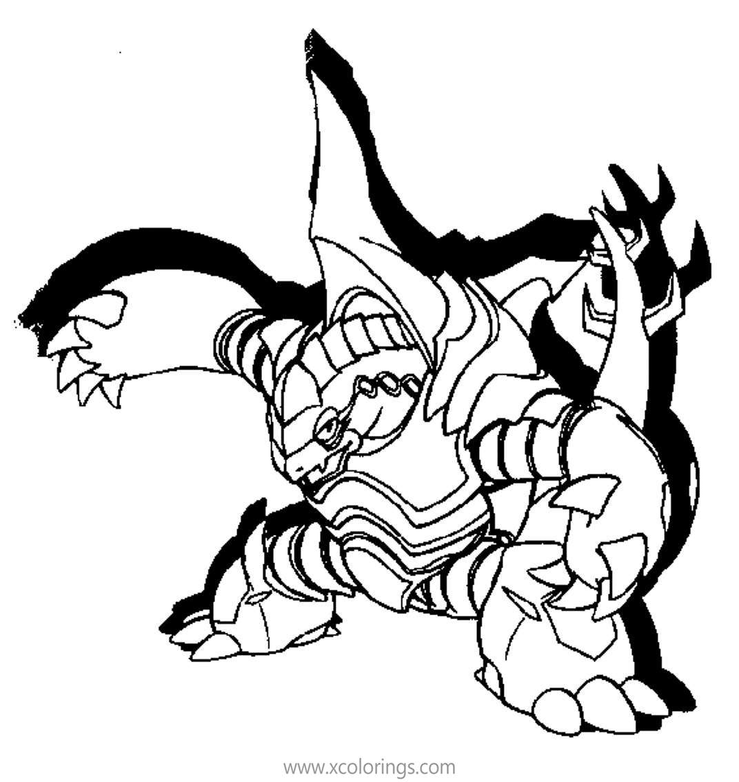 Free Beyblade Monster Coloring Pages printable