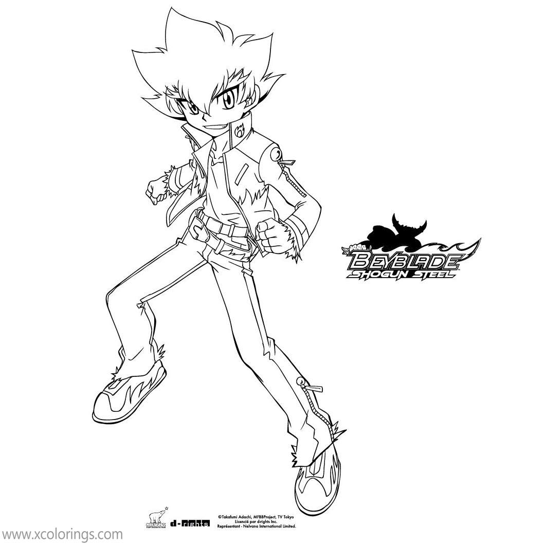 Free Beyblade Zyro Coloring Pages printable