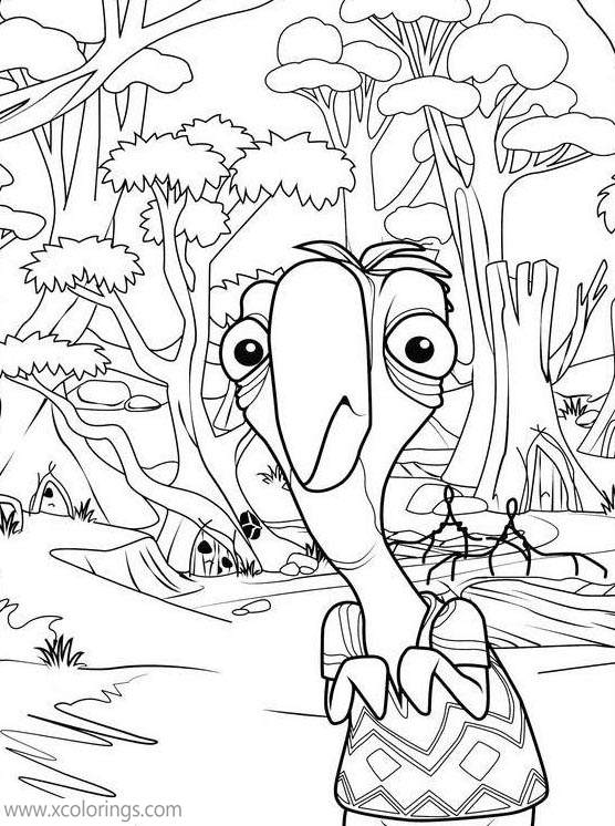 Free Blinky Bill Character Crackers Coloring Pages printable