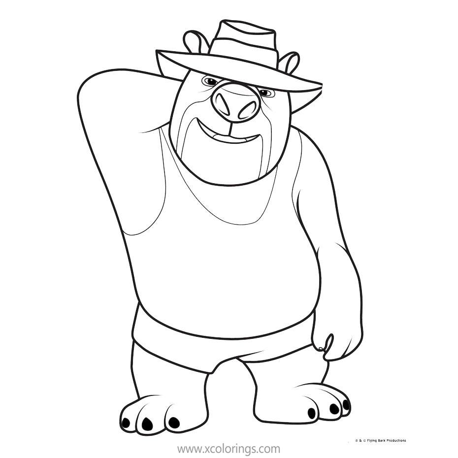 Free Blinky Bill Coloring Pages Wombo printable