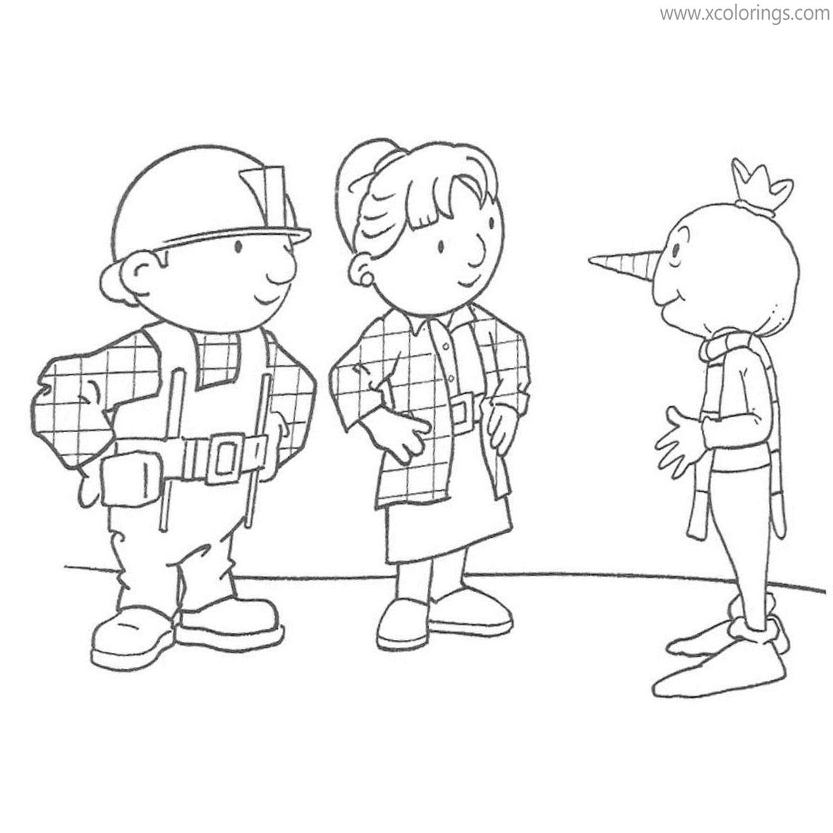 Bob The Builder Coloring Pages Mr Bernard Bentley - XColorings.com