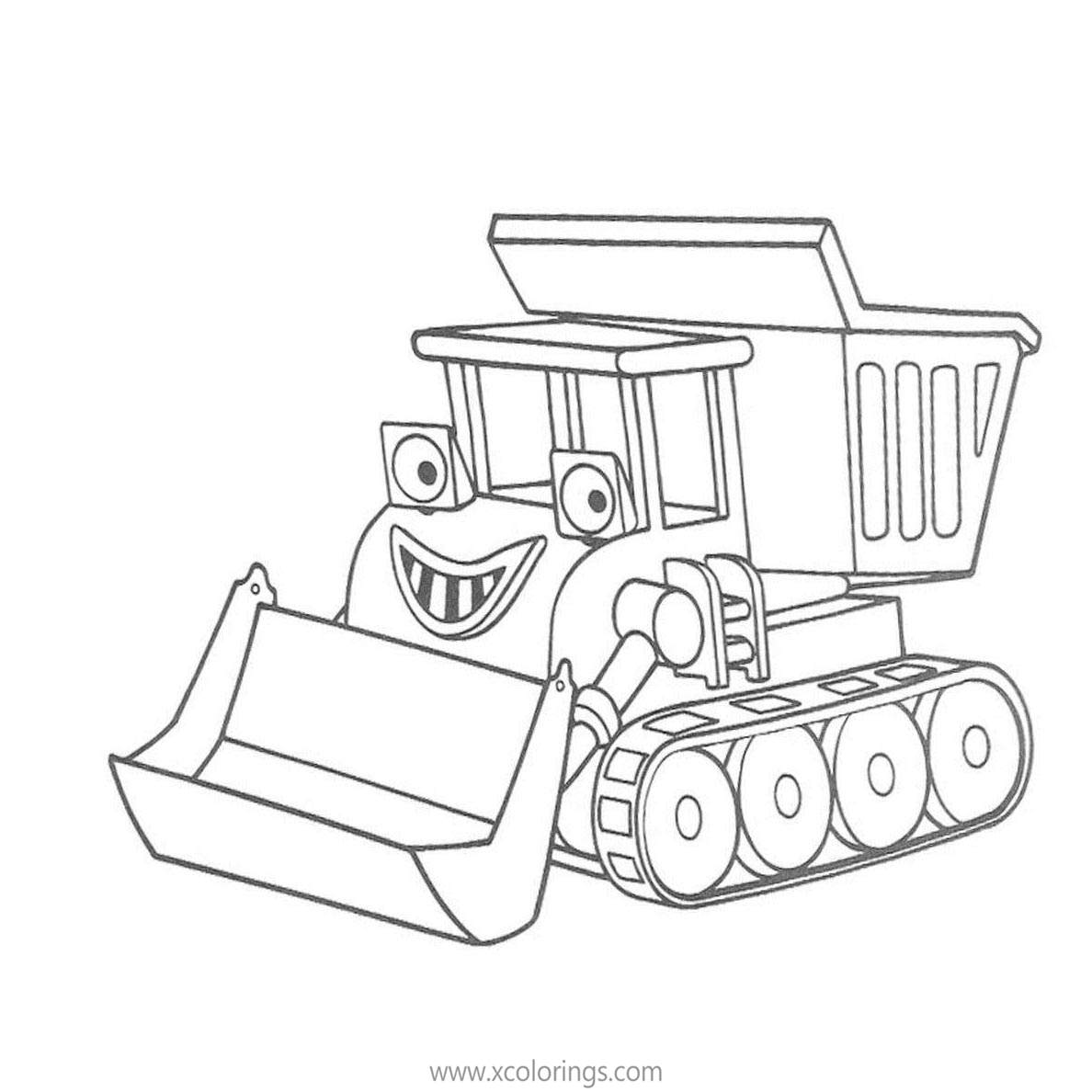 Free Bob the Builder Machines Coloring Pages Muck printable