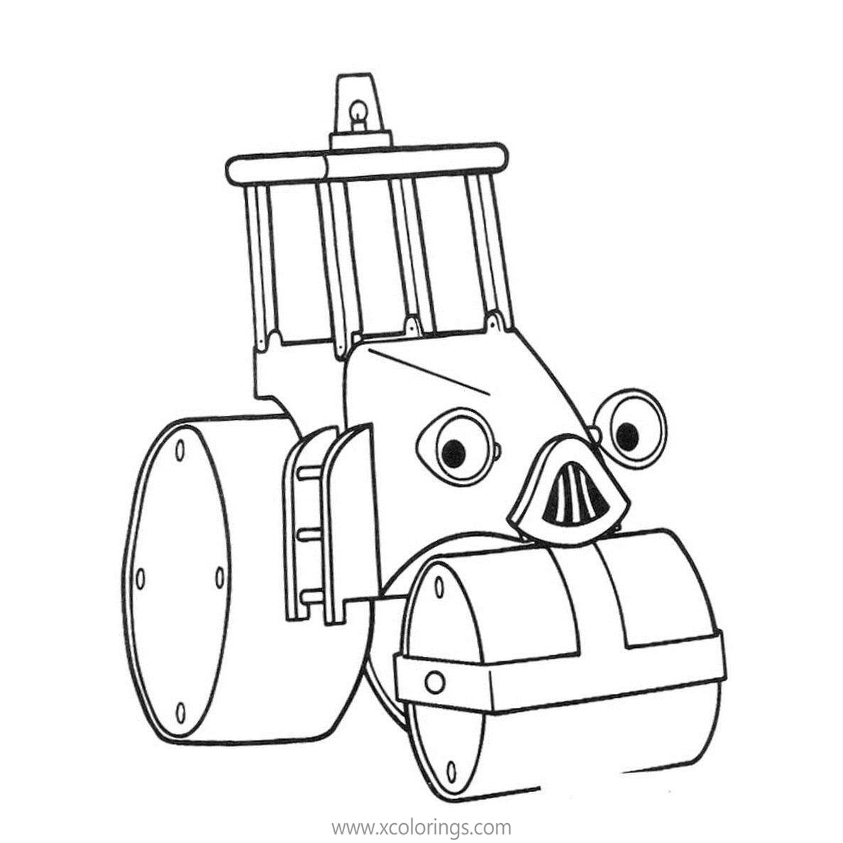 Free Bob the Builder Roley Coloring Pages printable