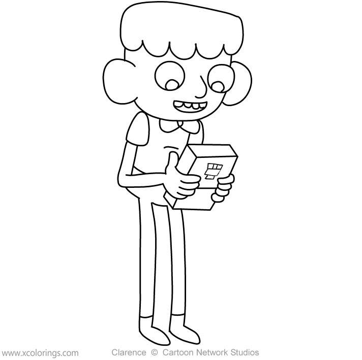 Free Clarence Character Breehn Coloring Pages printable