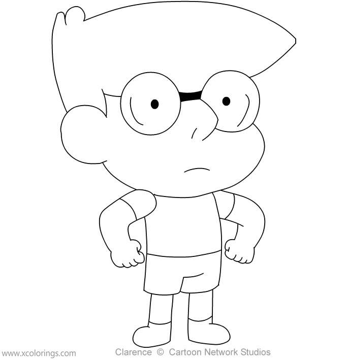 Free Clarence Coloring Pages Brady printable