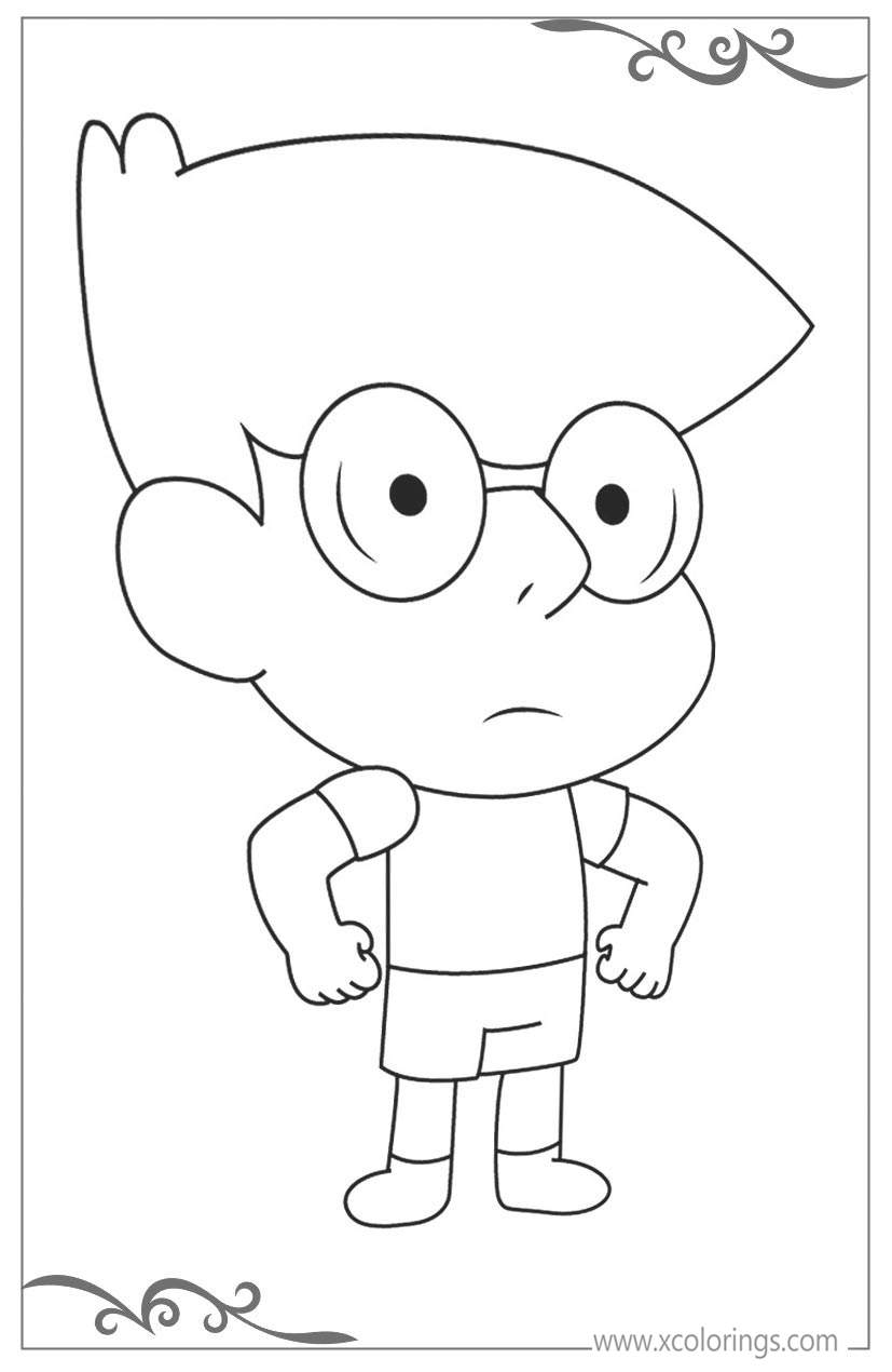 Free Clarence Coloring Pages Character Brady printable