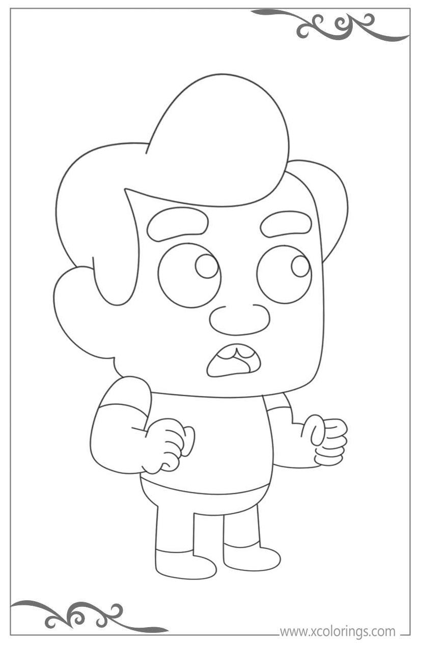 Free Clarence Coloring Pages Emilio printable