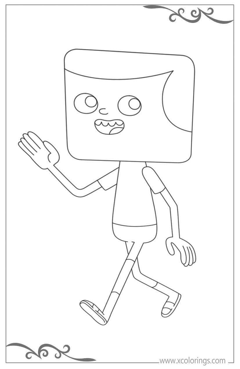 Free Clarence Coloring Pages Jeff printable