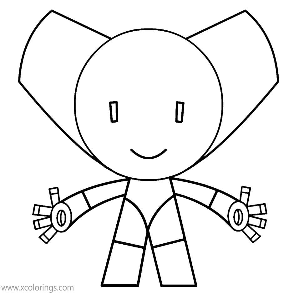 Free Cute Robotboy Coloring Pages printable