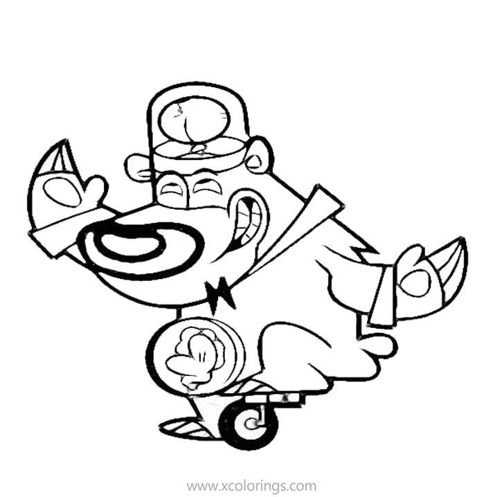 Free Evil Con Carne Bear Coloring Pages printable