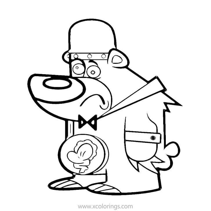 Free Evil Con Carne Coloring Pages Boskov printable