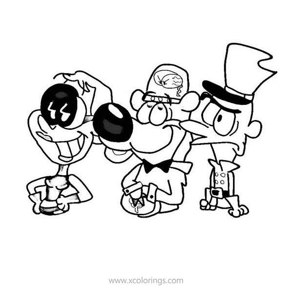 Free Evil Con Carne Coloring Pages Characters printable