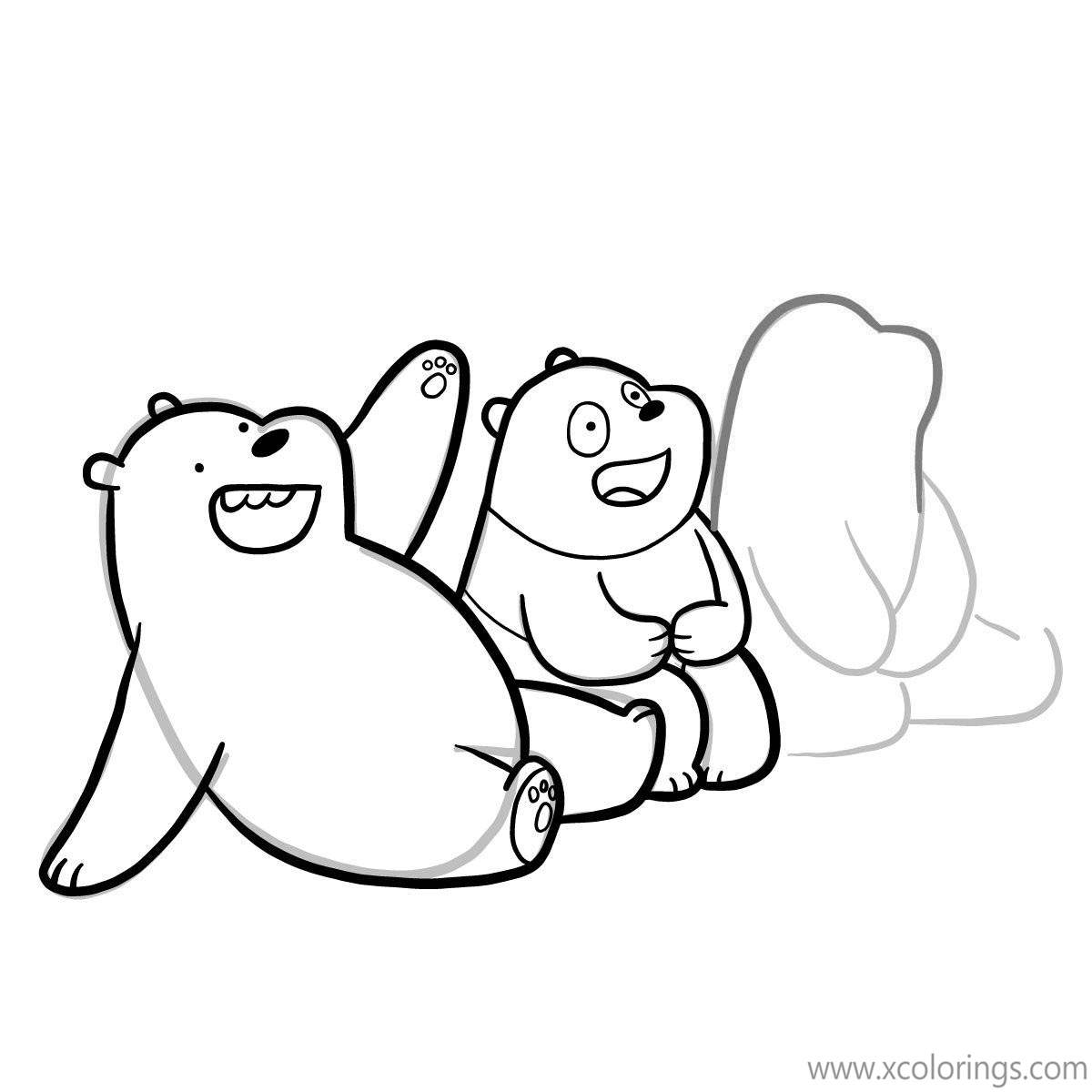 Free How to Draw We Bare Bears Coloring Pages printable
