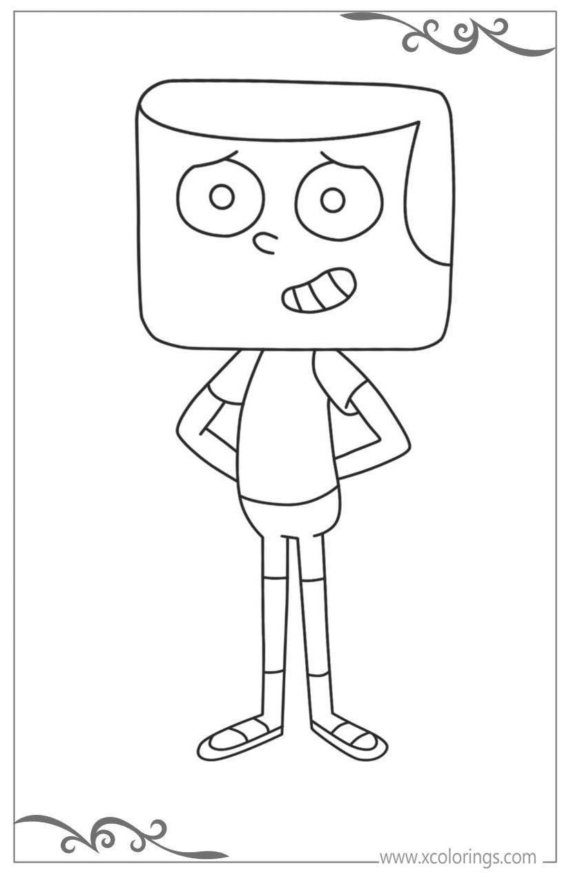 Free Jeff from Clarence Coloring Pages printable