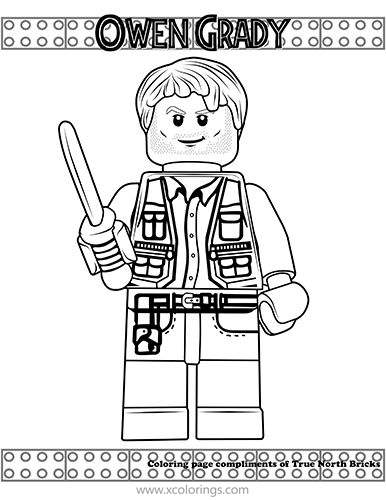 lego jurassic world coloring pages