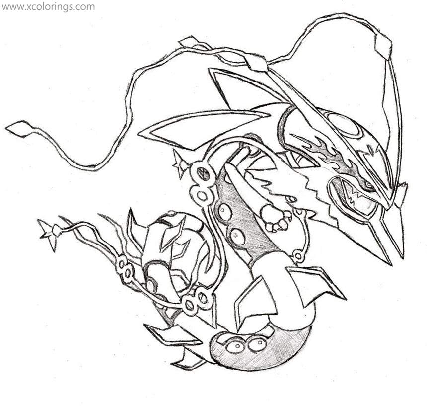 Rayquaza Mega Pokemon Malvorlage Zum Ausdrucken SCTLP Rayquaza Mega Pokemon Malvorlage Zum Ausdrucken SCTLP