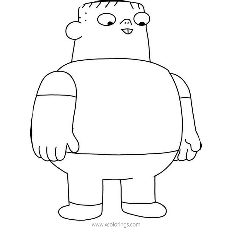 Free Nathan from Clarence Coloring Pages printable