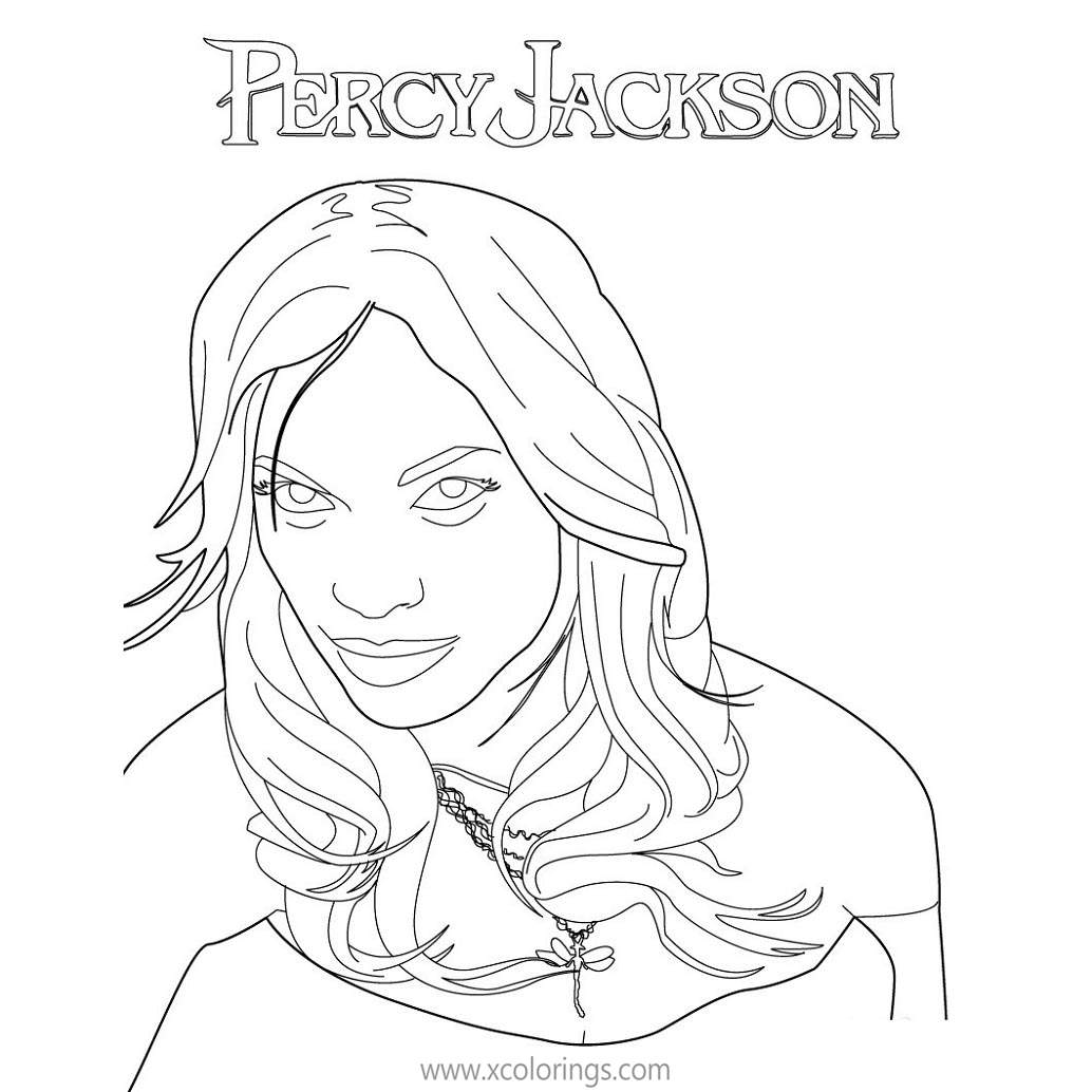 Free Percy Jackson Coloring Pages Piper printable