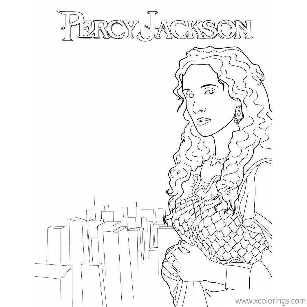 Free Percy Jackson Coloring Pages Poseidon's Son printable