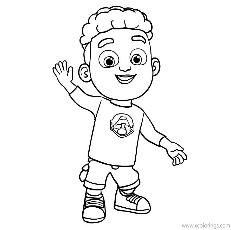 Free Ranger Rob Coloring Pages Sam printable