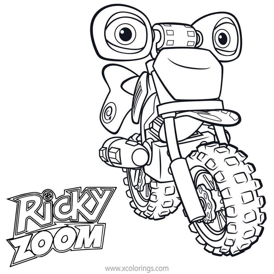Ricky Zoom Coloring Pages XColorings