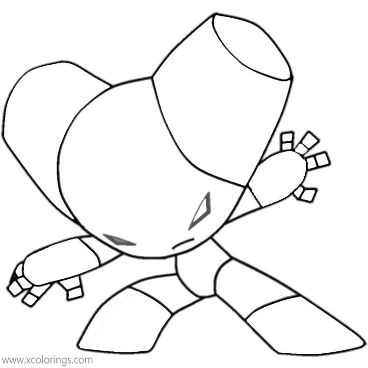 Free Robotboy Coloring Pages Easy for Kids printable
