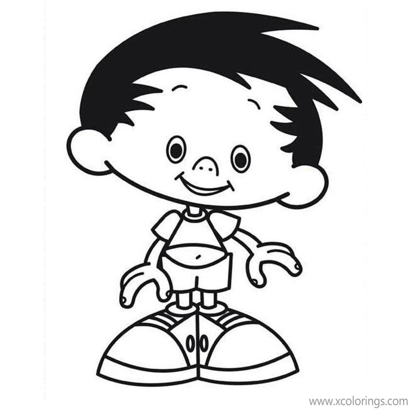 Free TV Series Bobby's World Coloring Pages printable