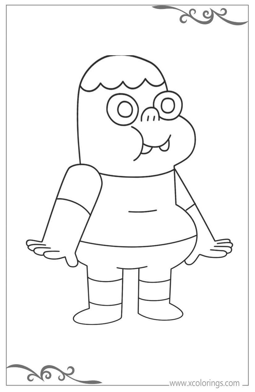 Free TV Show Clarence Coloring Pages printable