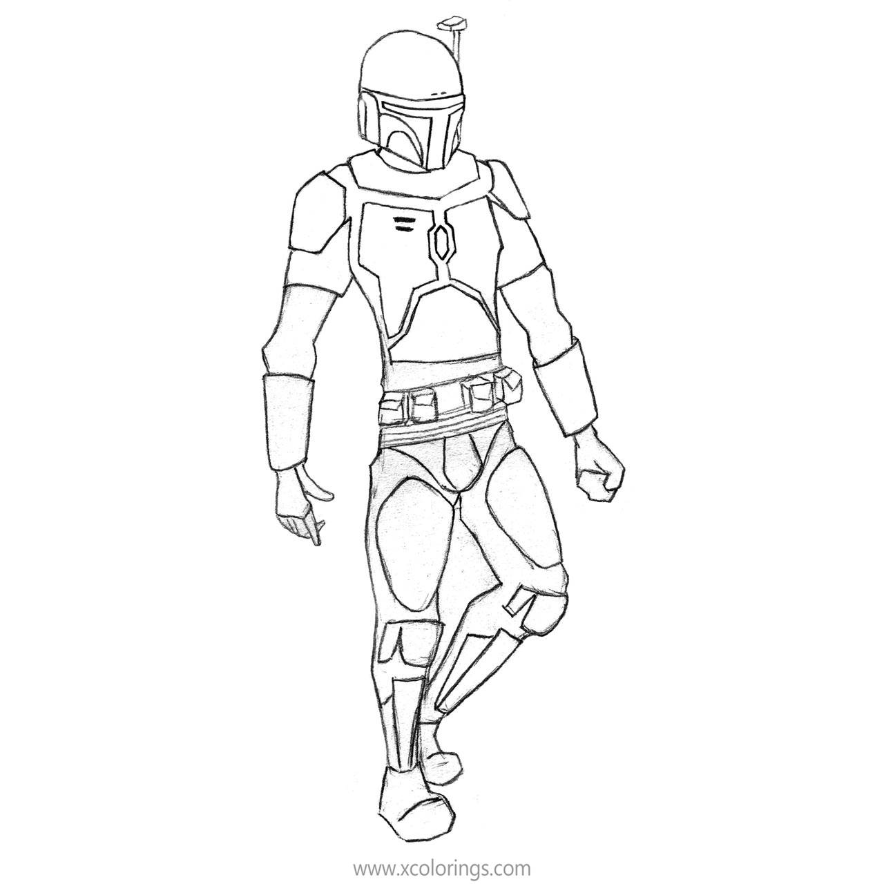 Free The Mandalorian Coloring Pages printable