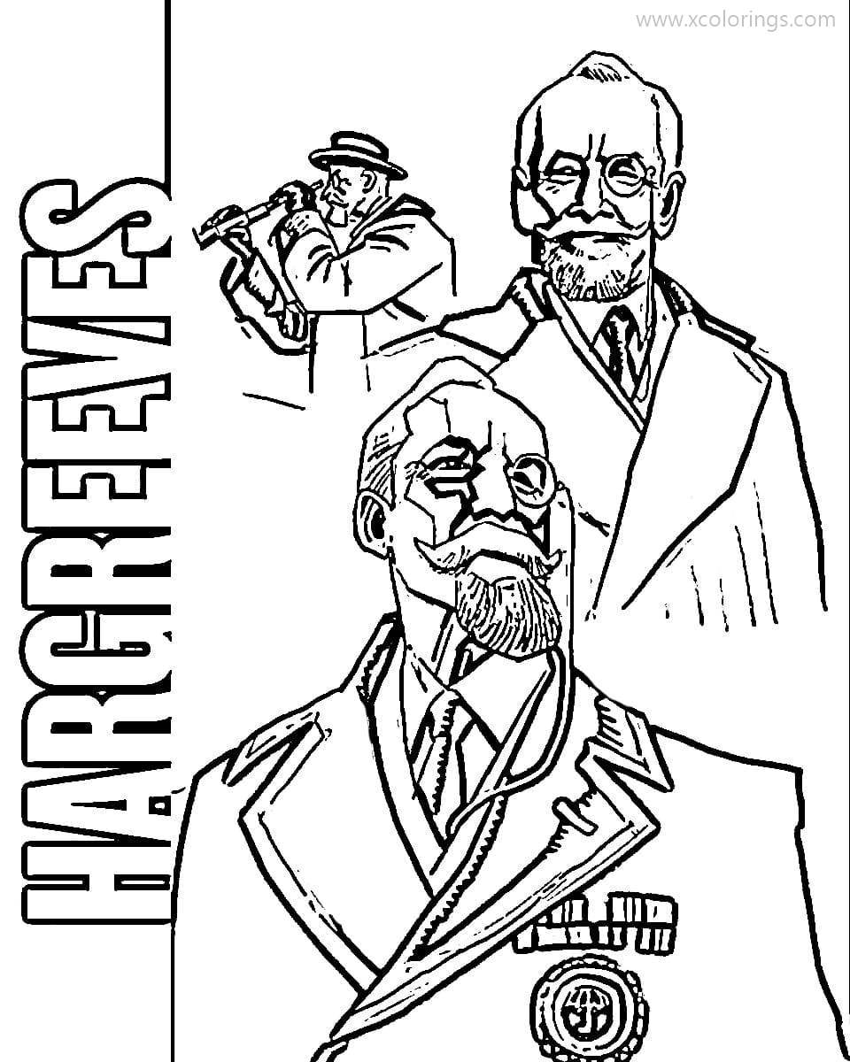 Free Umbrella Academy Coloring Pages Father Reginald Hargreeves printable