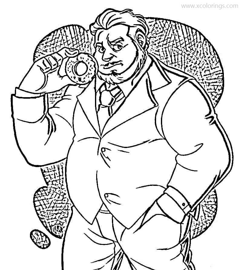 Free Umbrella Academy Coloring Pages Hazel Loves Donut printable
