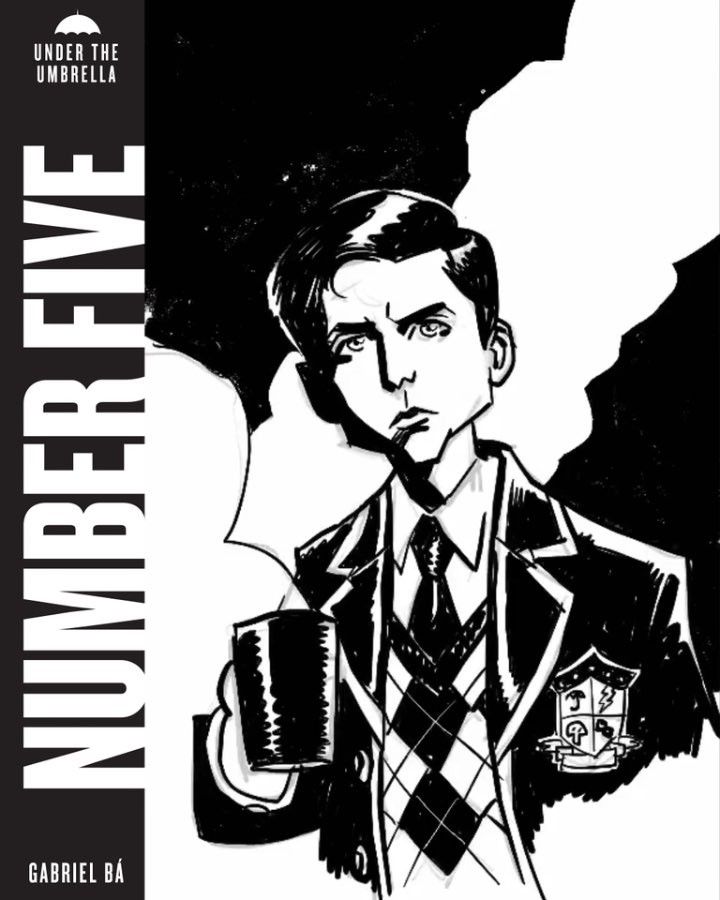 Free Umbrella Academy Number Five Coloring Pages printable
