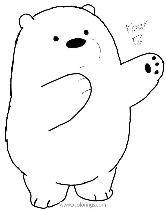 Free We Bare Bears Coloring Pages Fanart printable