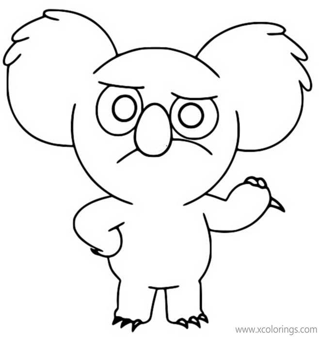 Free We Bare Bears Nom Nom Coloring Pages printable