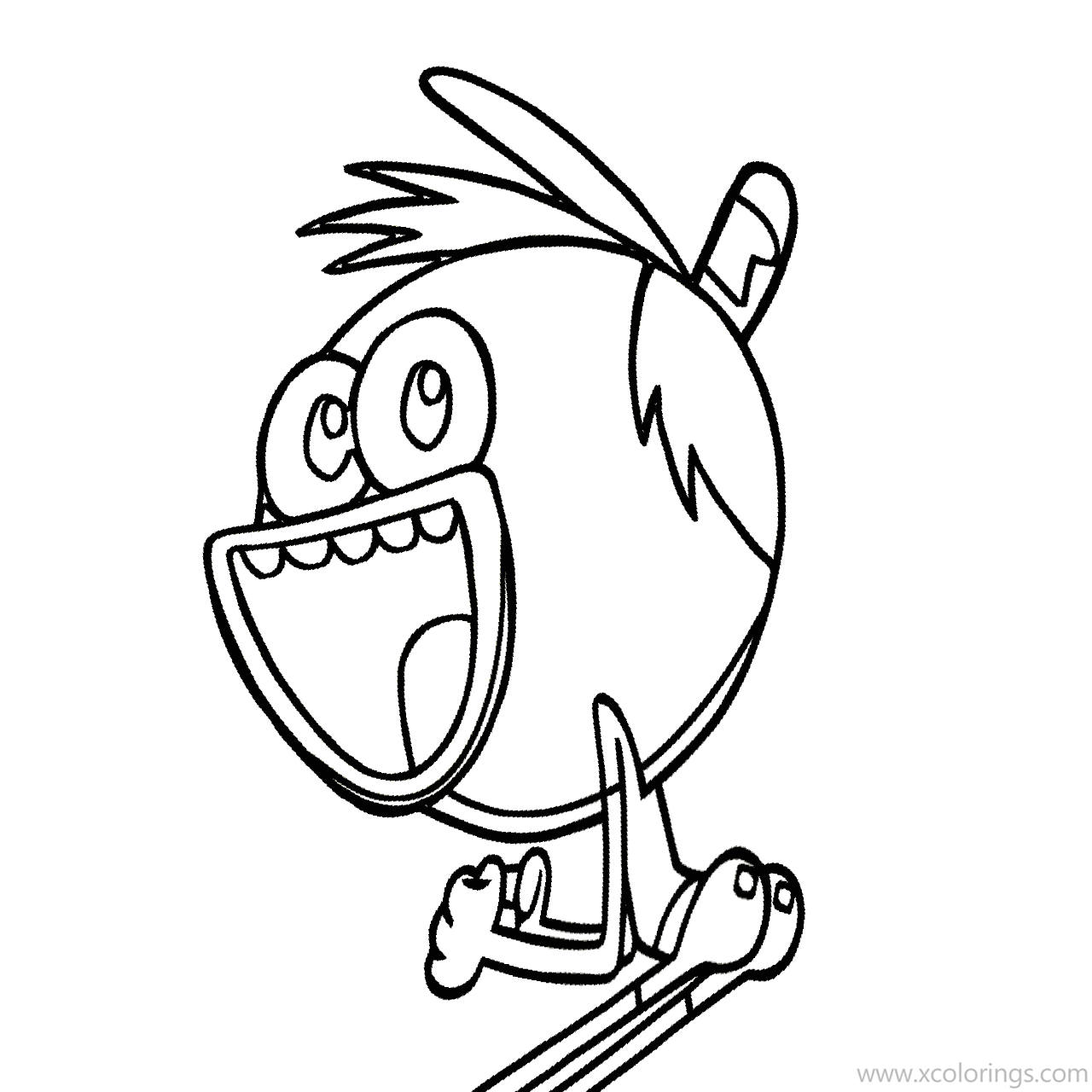 Free Breadwinners Coloring Pages SwaySway Shaking His Butt printable