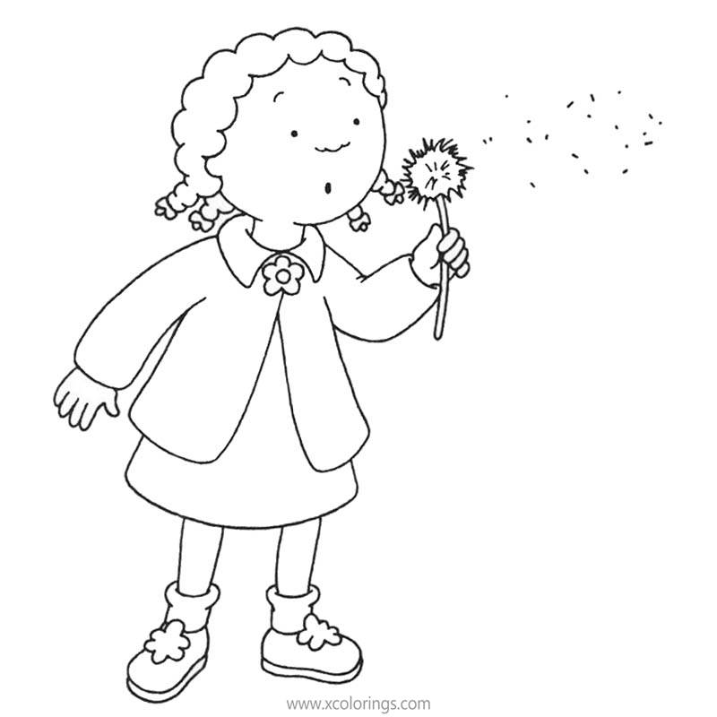 Free Caillou Coloring Pages Clementine printable