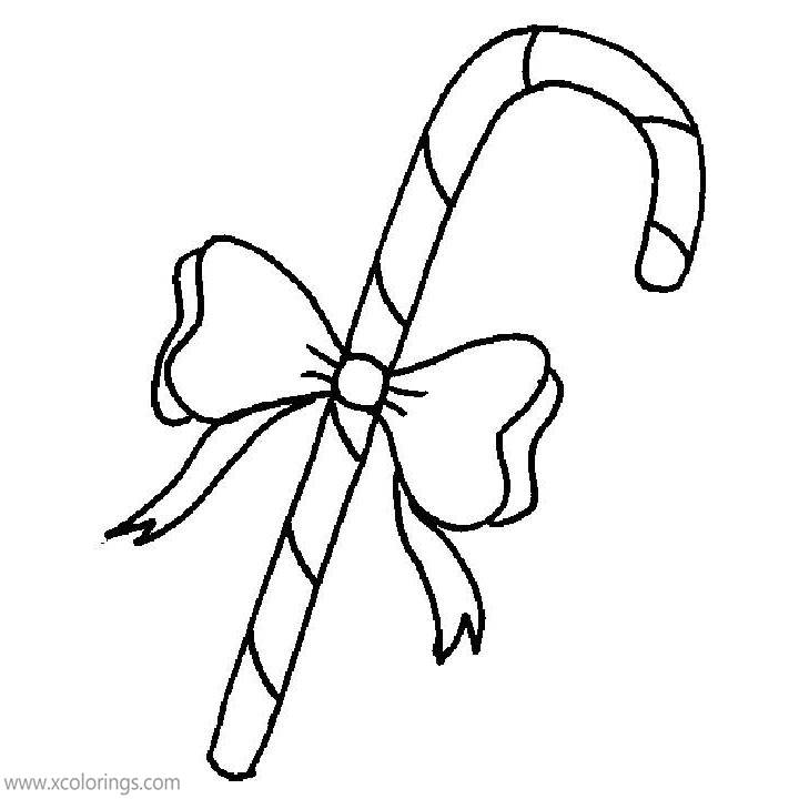 Free Candy Cane Coloring Pages Free to Print printable