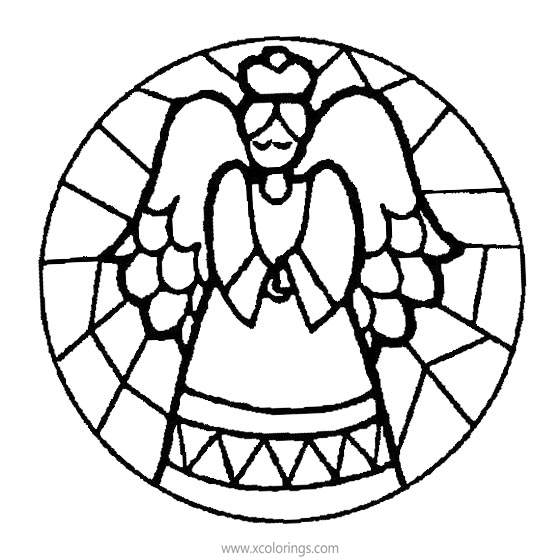 Christmas Angel Ornaments Coloring Pages - XColorings.com