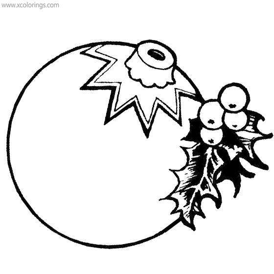 Christmas Ornament Coloring Sheets - XColorings.com